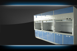 Walk in fume hood